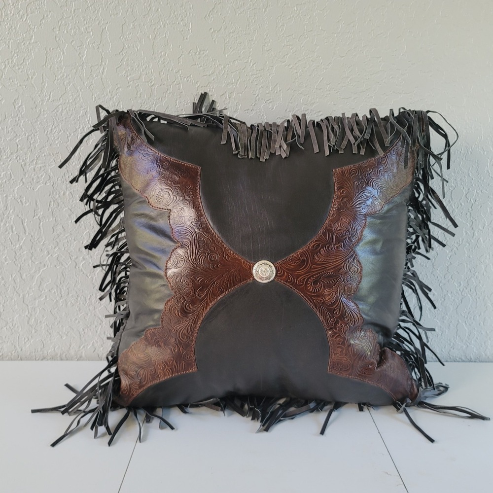 Montana Silversmiths Fringe Accent Pillow Cover and Insert